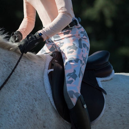 Irideon Kids Horsehead Camo Tights Radiant Peach L