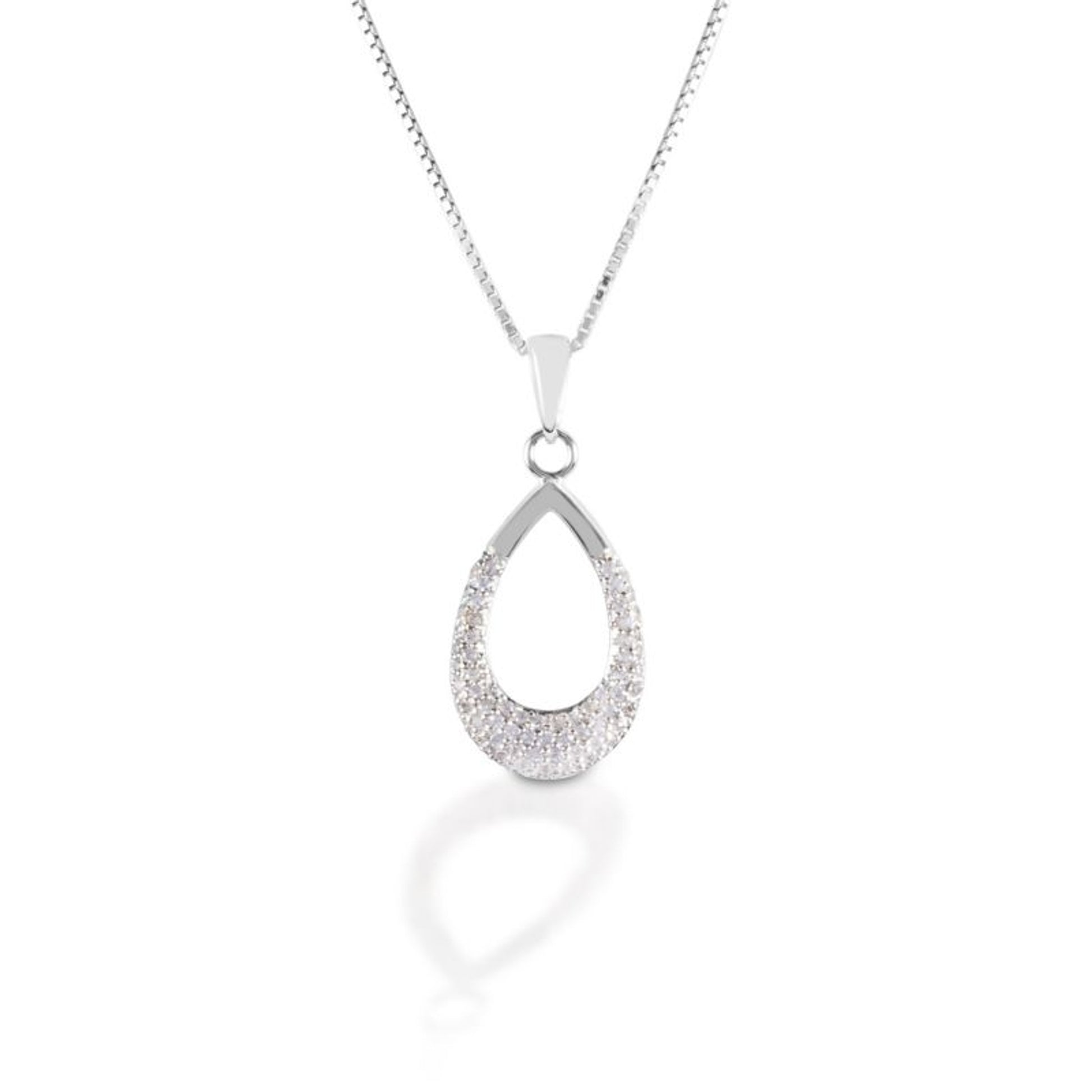 Kelly Herd Pave Loop Pendant