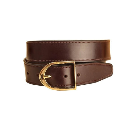 Tory Leather 1-1/2" Black Belt with Stirrup Buckle