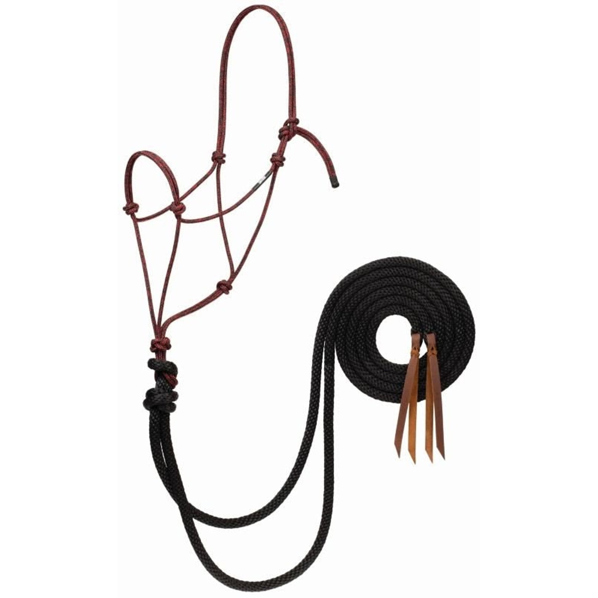 Silvertip Loping Rope Halter with Reins