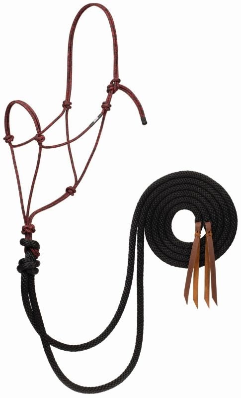 Silvertip Loping Rope Halter with Reins