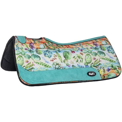 Tough1 Felt Saddle Pad Cactus Print