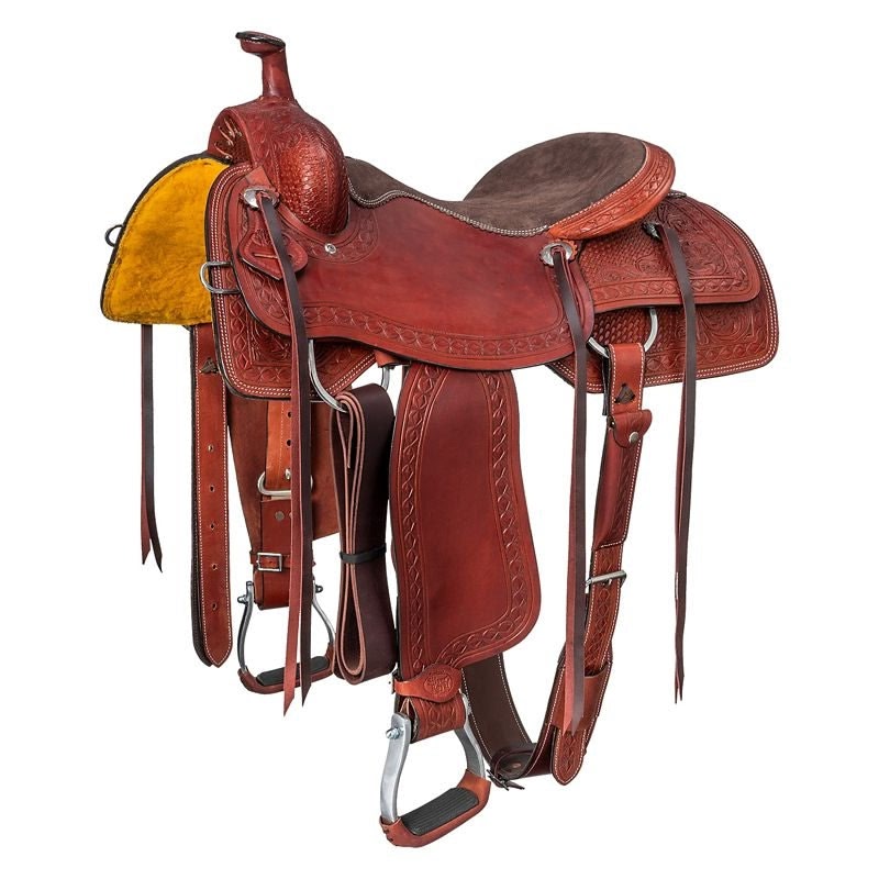 Silver Royal Youth Split Rail Ranch Saddle Pkg