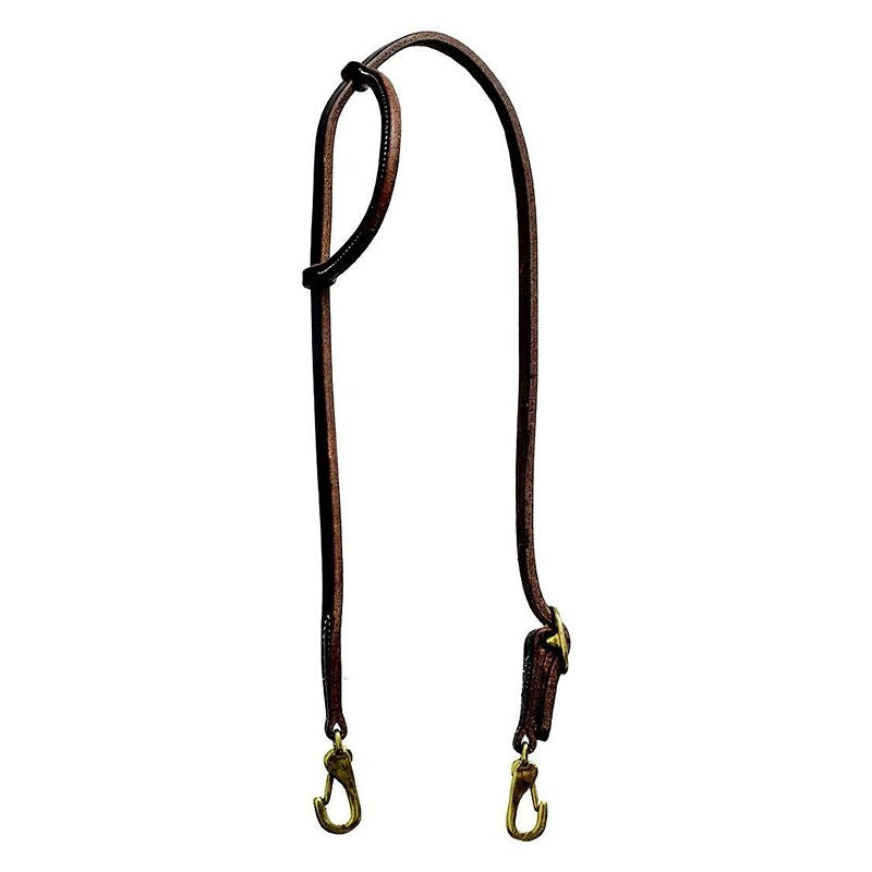 Mustang Oil Harness Leather Slip Ear Snap End