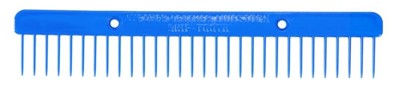 Weaver Blue Plastic Blade For Skip Tooth Comb Blue