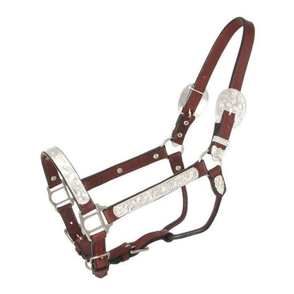 S Royal Silver Bright Cut Edge Show Halter