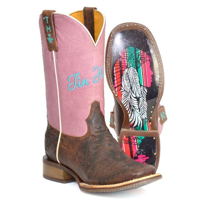 Tin Haul Ladies Azteca Square Toe Boots