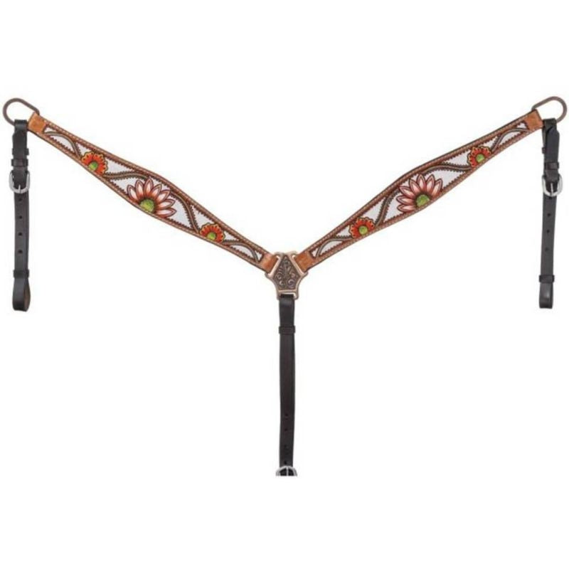 Silver Royal Coral Flower Breastcollar