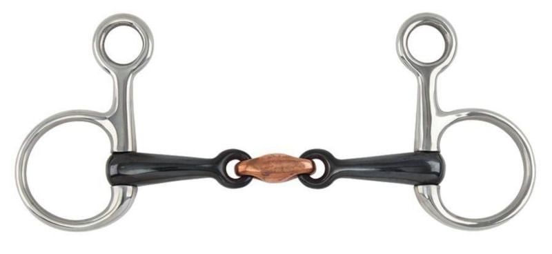 Shires Hanging Cheek Sweet Iron Snaffle