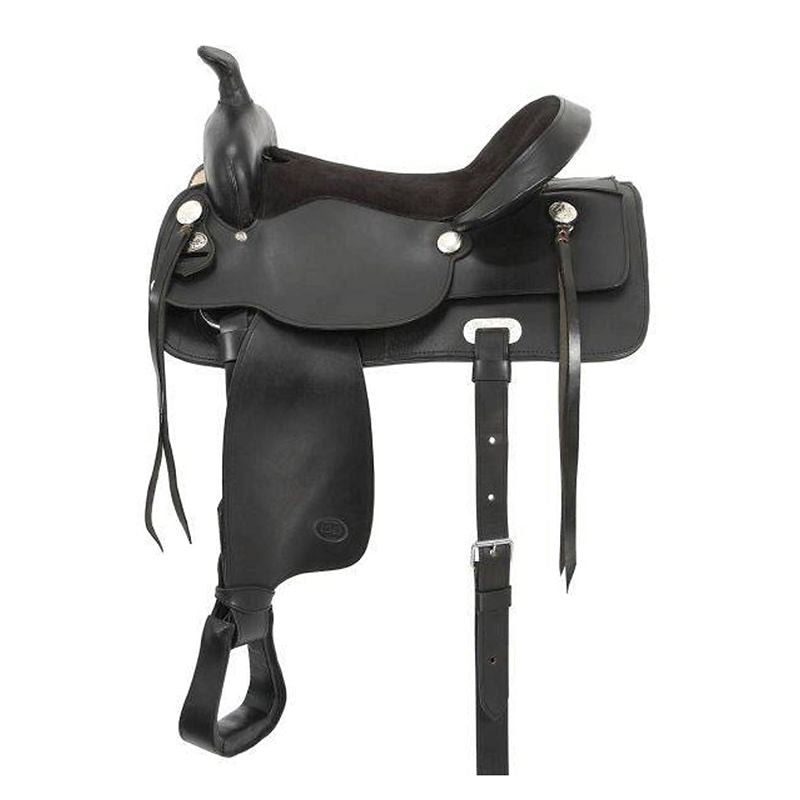 Tough1 Pleasure Trail Saddle Zebra Pkg