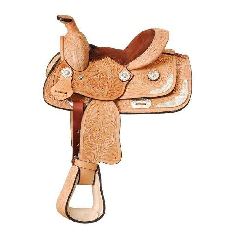 King Series Carved Silver Show Saddle Pkg