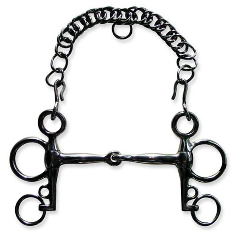 Metalab Jointed 13mm Pelham with Curb Chain