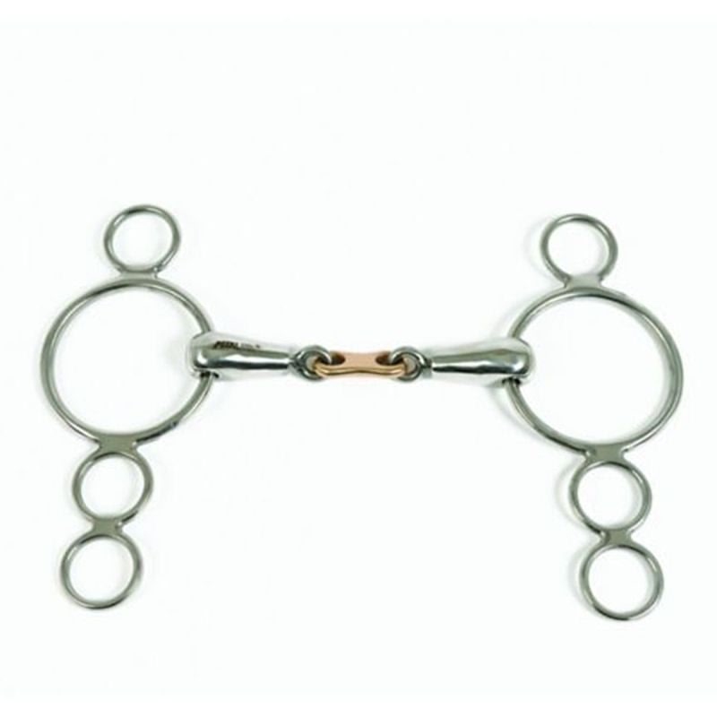 Metalab Pinchless French Link Gag Bit - Thumbnail 2