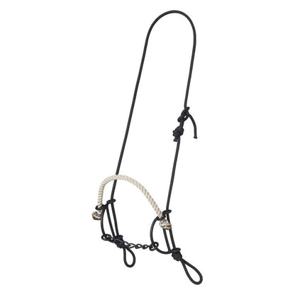 Tough1 Rope Headstall w.Rope Nose and Chain Gag