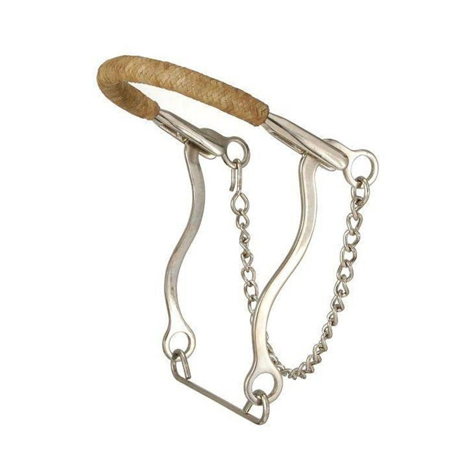 Tough1 Hackamore with Rawhide Braiding Bit