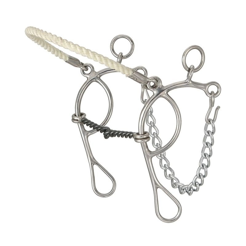 Tough1 Twisted Mouth Rope Nose Combination Bit