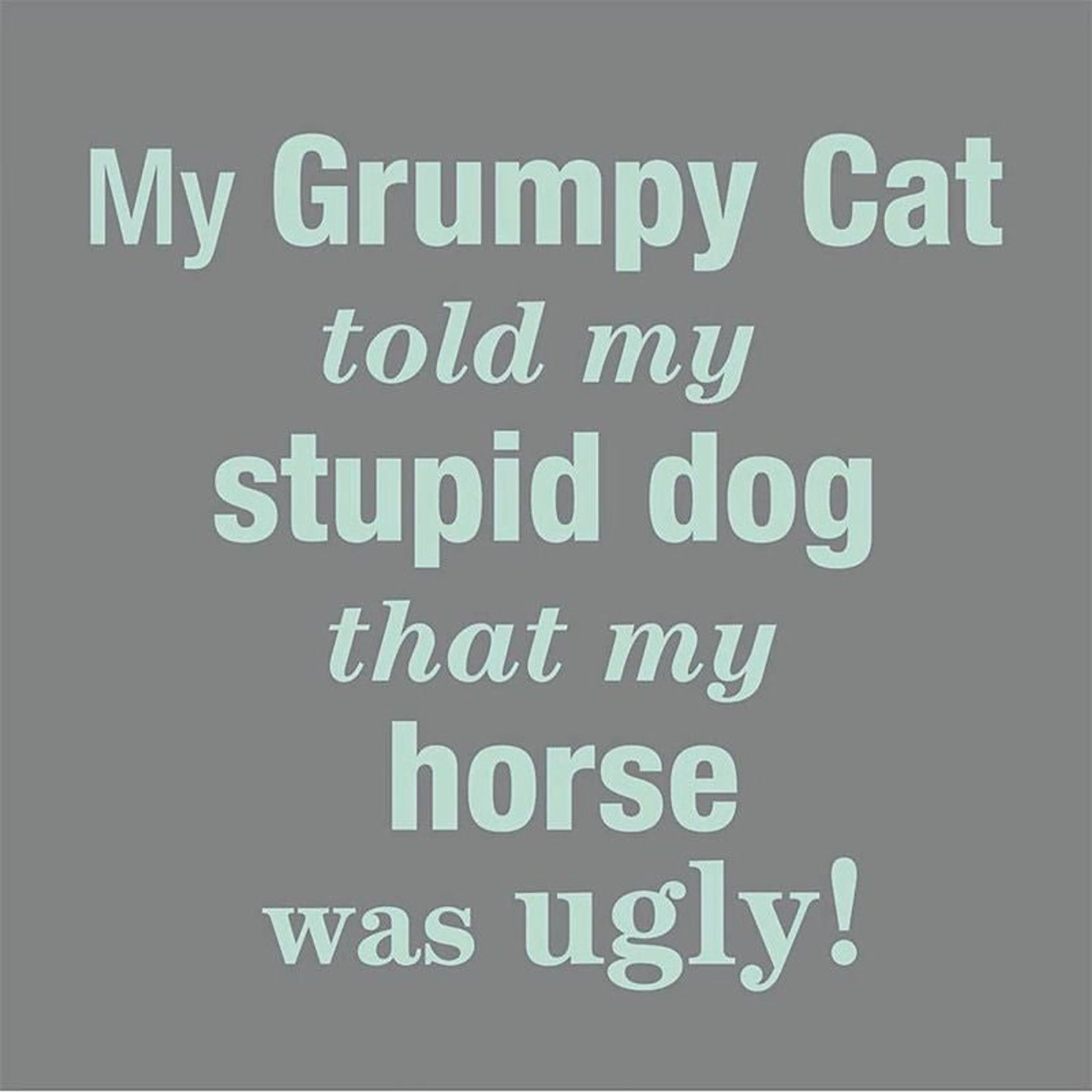My Grumpy Cat... Tee Shirt