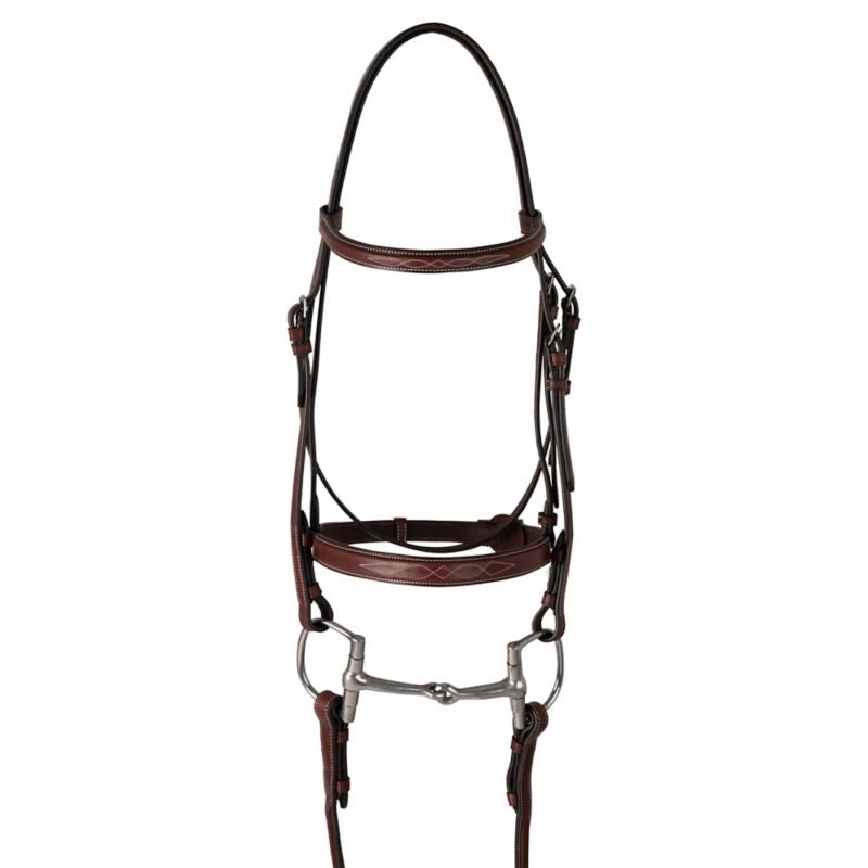 Huntley Eq Fancy Stitched Hunter Bridle