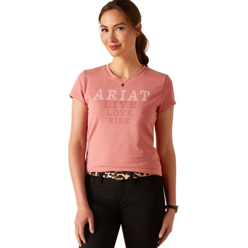 Ariat Womens Live Love Ride Tee