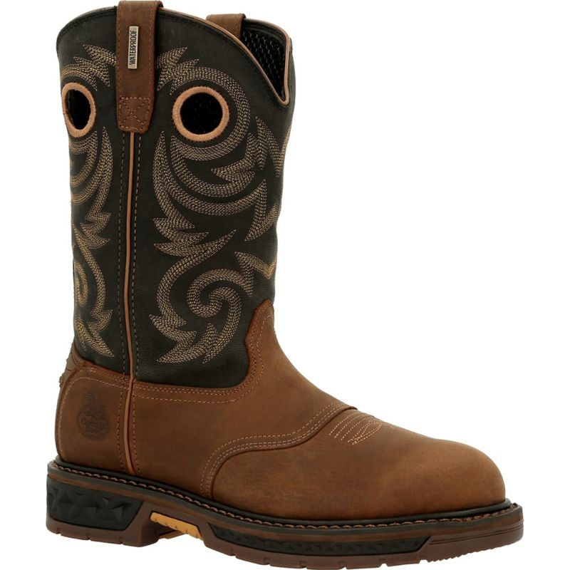 Georgia Boot Mens WP RndToe Work Boots