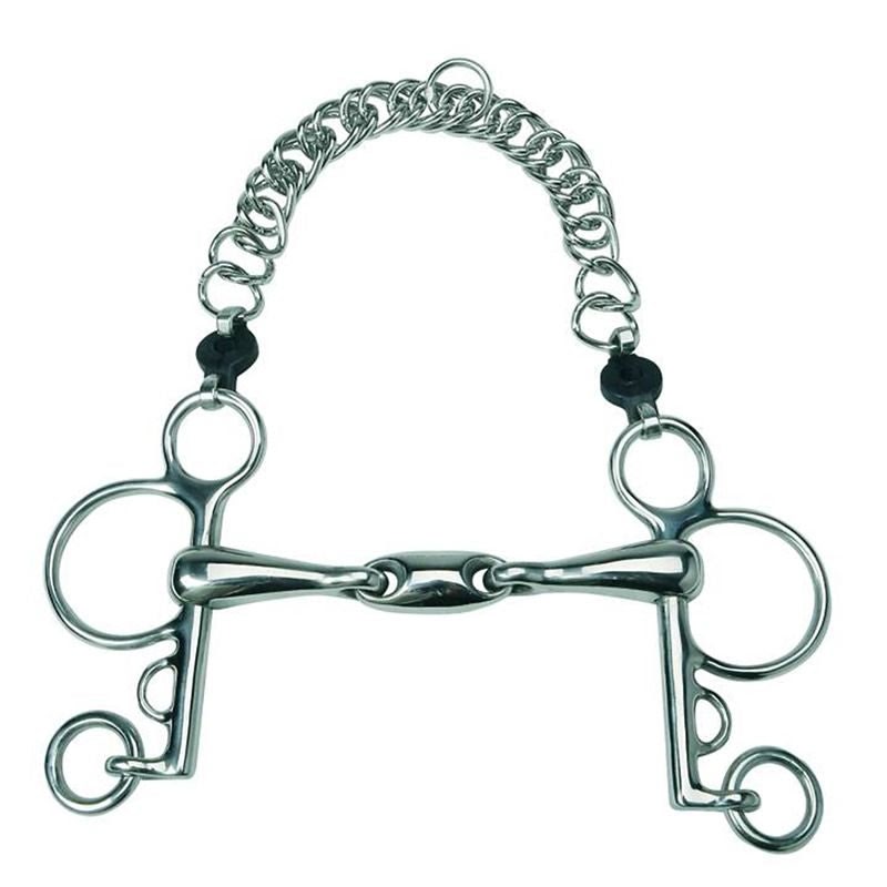 Metalab Double Jointed 17 Mm Oval Link Pelham
