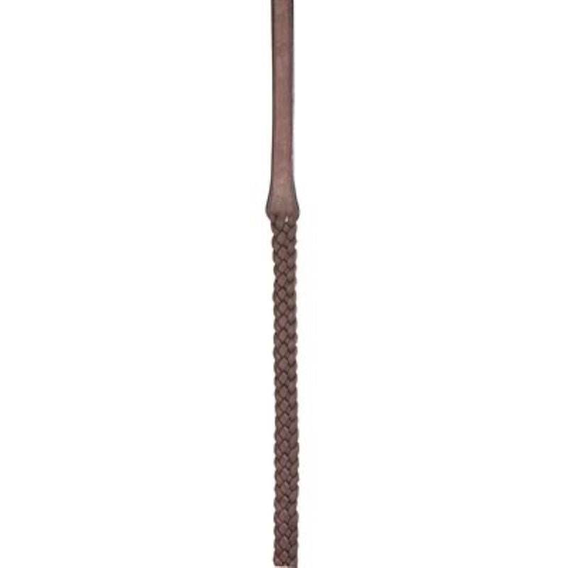 Perris Braided Leather Reins 54 Havana