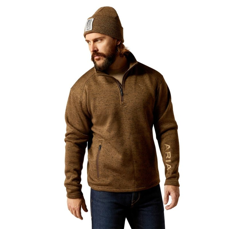 Ariat Mens Caldwell Logo 1/4 Zip