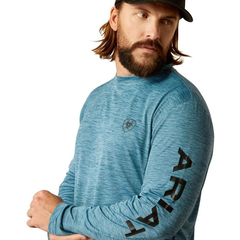 Ariat Mens Charger Logo L/S Tee