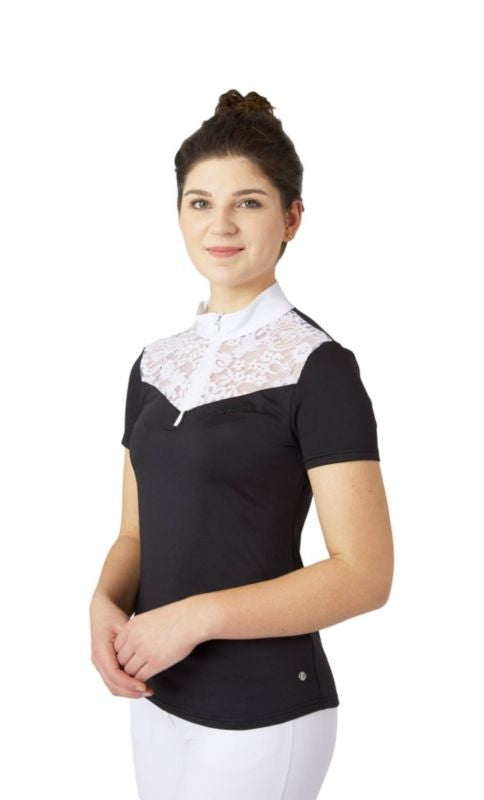 B Vertigo Kayla Womens Lace SS Show Shirt