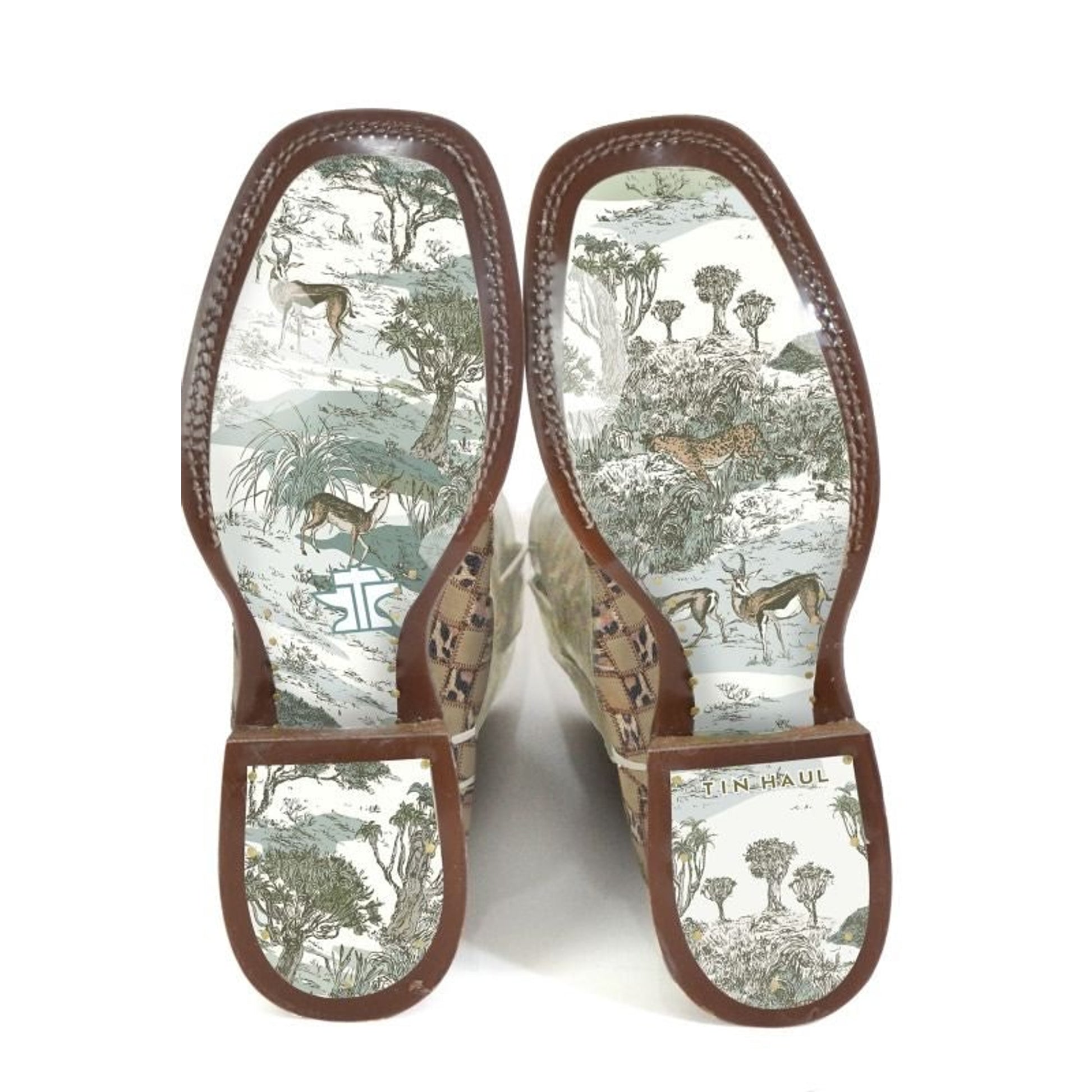 Tin Haul Ladies Cheetah Chick Boots