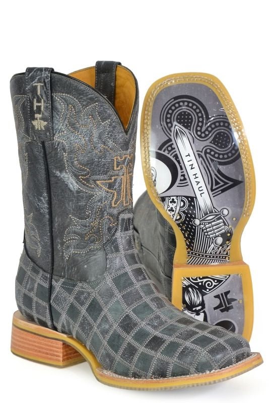 Tin Haul Mens King of Clubs Boots