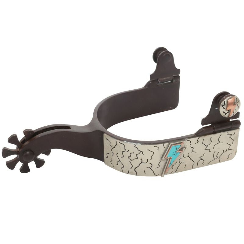 Reinsman Ladies Turquoise Lightning Spur