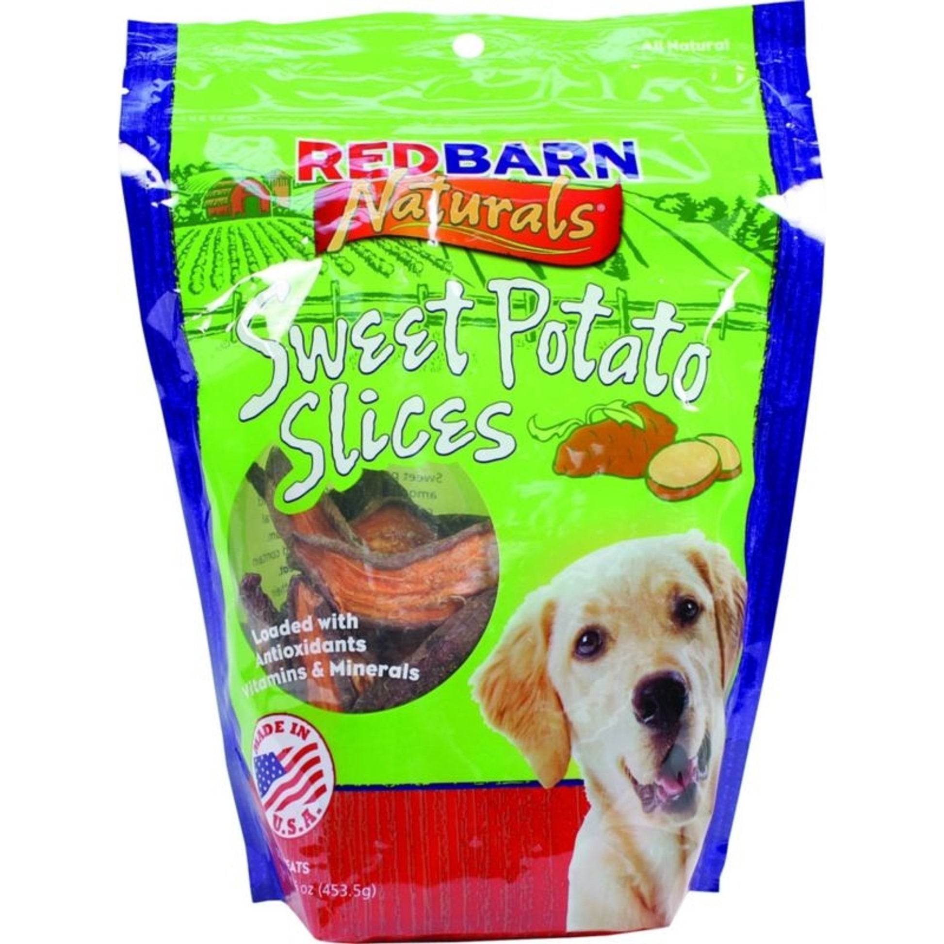 Red Barn Usa Sweet Potato Slices Dog Treats 16 Oz.