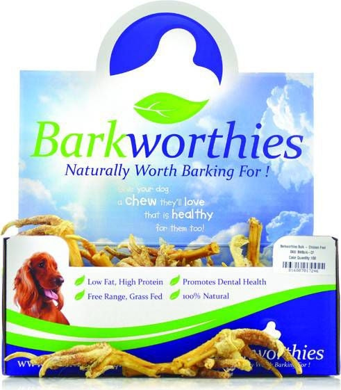 Barkworthies Chicken Feet 4 6In One