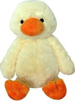 Petlou Promo Duck Plush Dog Toy Yellow 15In