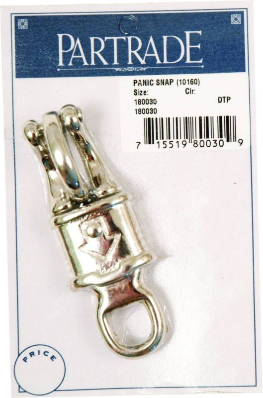 Metalab 5/8In Nickel Plated Panic Snap 1 Per Pack