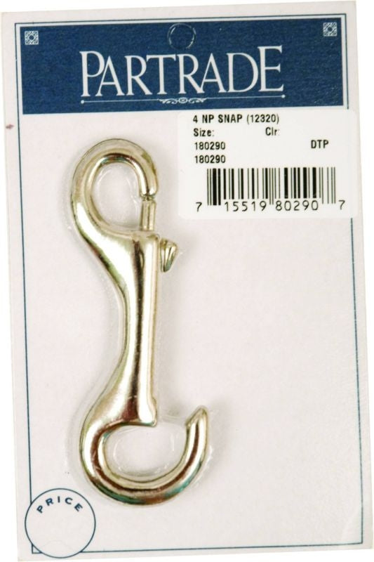 Metalab 4In Nickel Plated Snap 1 Per Pack