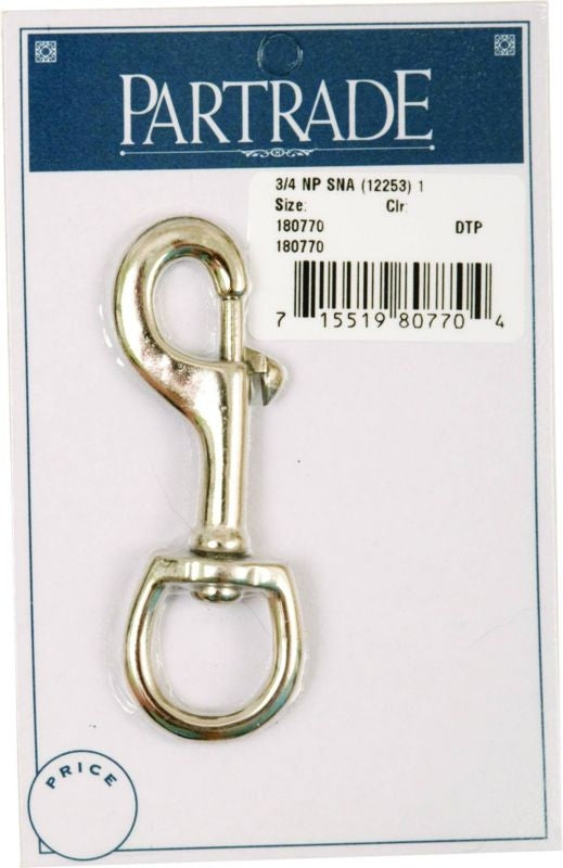 Metalab 3/4In Nickel Plated Snap 1 Per Pack