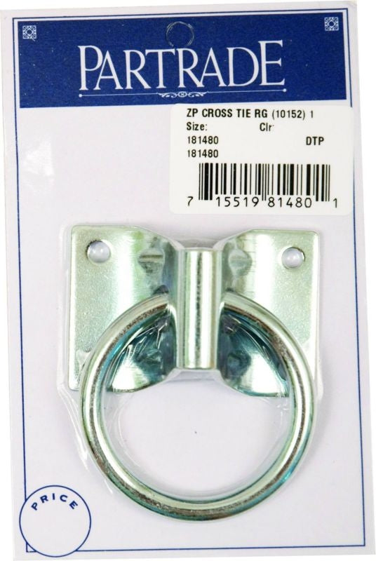 Metalab Zinc Plated Cross Tie Ring 1 Per Pack