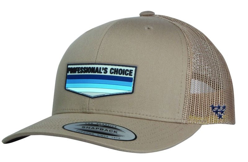 Professionals Choice Retro Trucker Cap Khaki