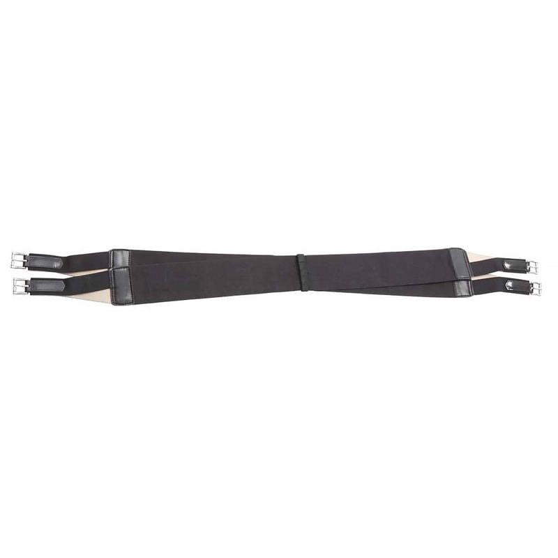 Zilco Cotton Double Girth Elastic 2 Ends Black 52