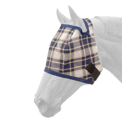 Tough1 Plaid Mesh Fly Mask