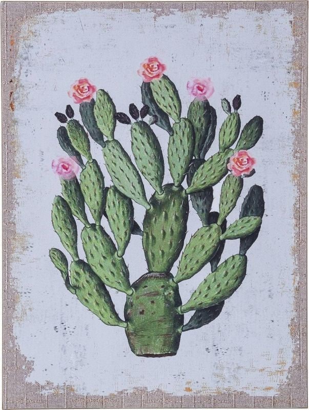 Wall Decor Cactus/Pink