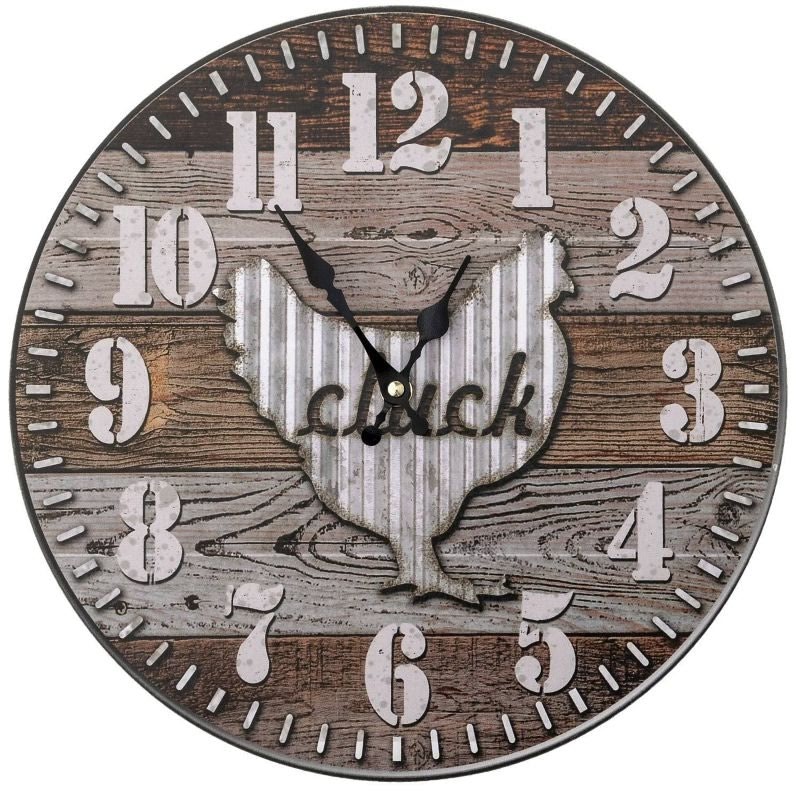 Wall Clock Chicken/Cluck