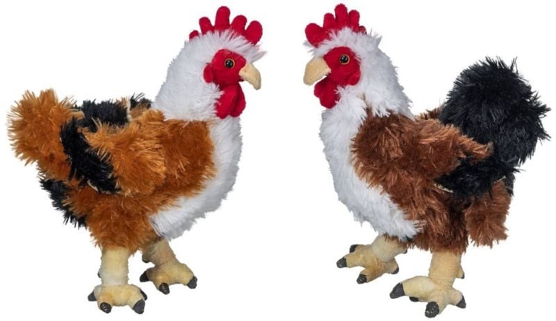 Plush Rooster 10In