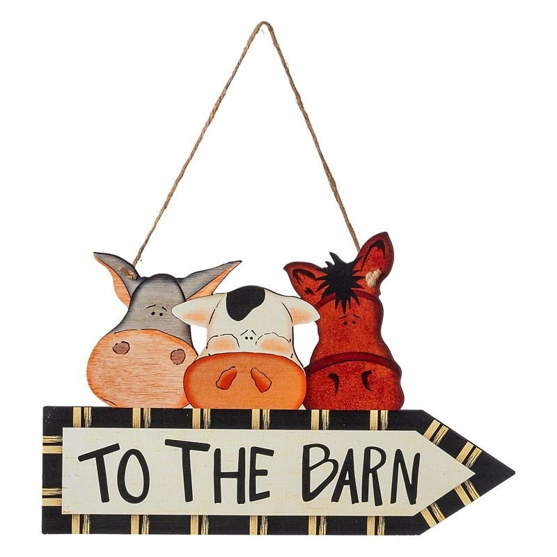 Sign To The Barn