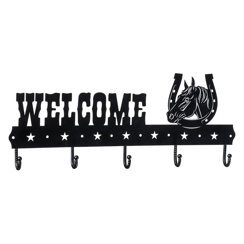 Welcome Rack Horse/Horseshoe
