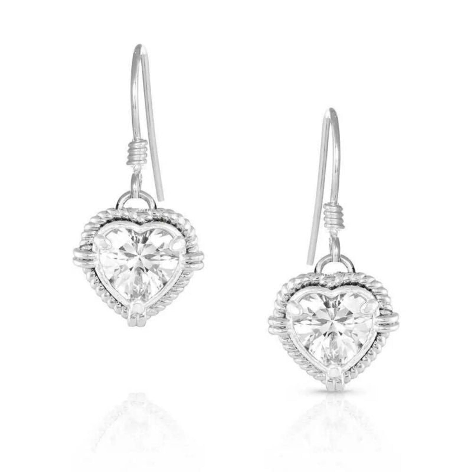 Montana Silversmiths Heart On My Sleeve Earrings