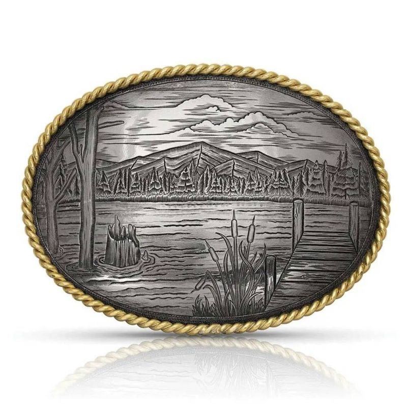 Montana Silversmiths On The Banks Buckle