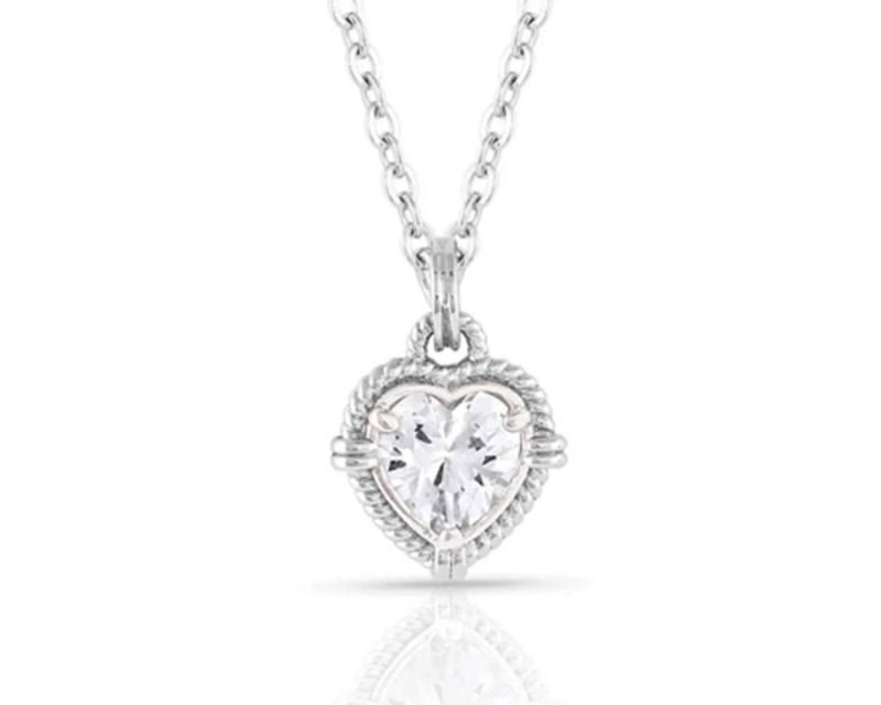 Montana Silversmiths Heart On My Sleeve Necklace